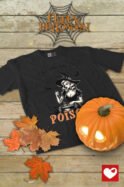 Halloweenowa Koszulka Unisex "Poison" – Wybierz Kolor!