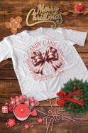 Świąteczna Koszulka Dziecięca “Klub Świątecznych Lizaków – Candy Cane”