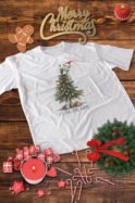 Świąteczna Koszulka “It’s That Time Again – Kot na Choince” – Unisex