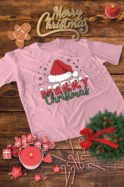 Świąteczna Koszulka “Merry Christmas – Czapka Mikołaja” – Unisex