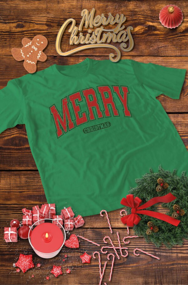 Świąteczna Koszulka “Merry Christmas” – Unisex