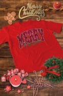 Świąteczna Koszulka “Merry Christmas – Błyszcząca Magia” – Unisex