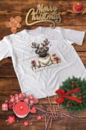 Świąteczna Koszulka “Merry Pugmas – Świąteczny Mops” – Unisex