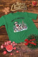 Świąteczna Koszulka “Moo-y Christmas – Świąteczna Krówka" – Unisex
