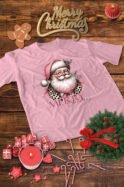 Świąteczna Koszulka “Stylowy Święty Mikołaj – Merry Christmas” – Unisex