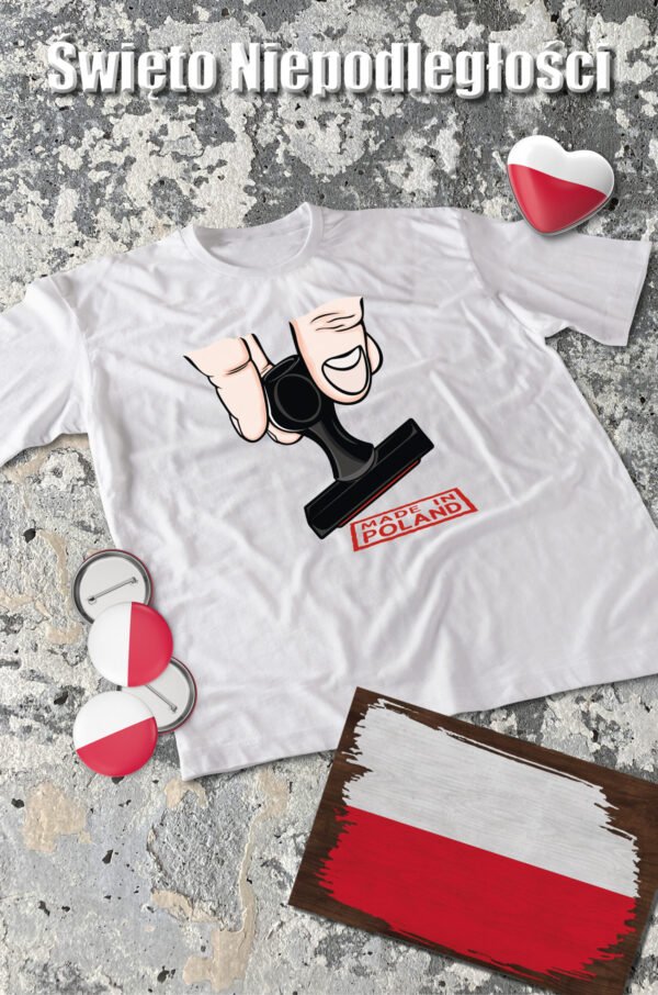 Patriotyczna Koszulka Unisex "Made in Poland" – Wybierz Kolor!