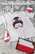 Patriotyczna Koszulka Unisex "Polska stylówka" – Wybierz Kolor!