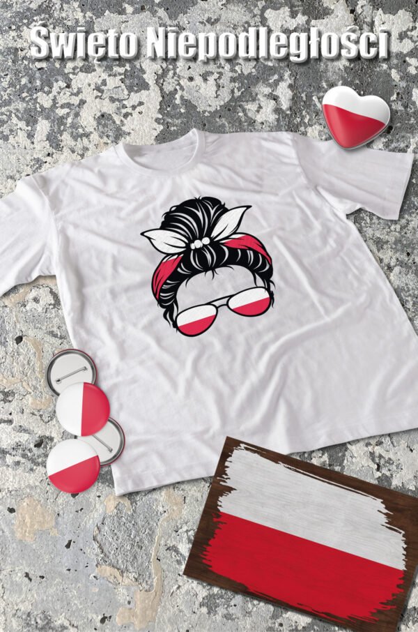 Patriotyczna Koszulka Unisex "Polska stylówka" – Wybierz Kolor!