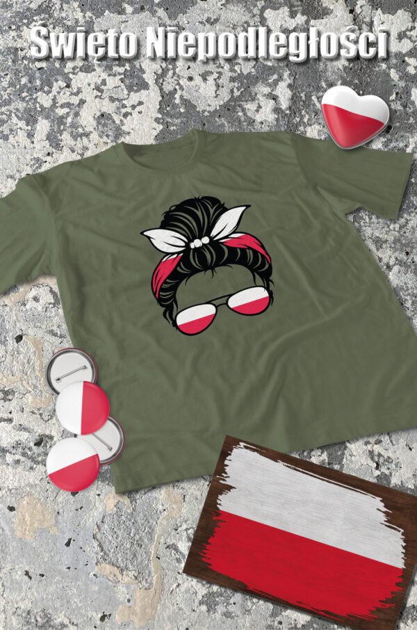 Patriotyczna Koszulka Unisex "Polska stylówka" – Wybierz Kolor!
