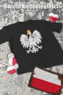 Patriotyczna Koszulka Unisex "Biały Orzeł" – Wybierz Kolor!