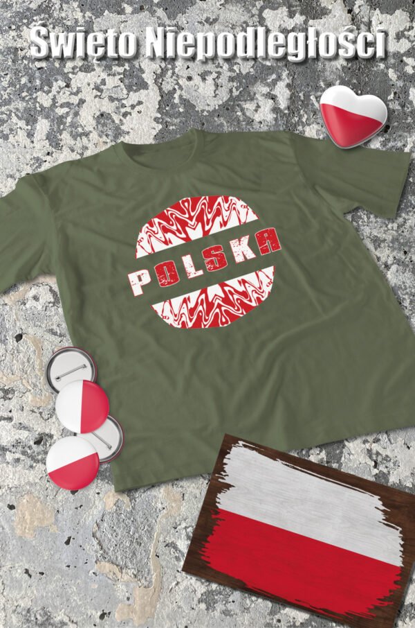 Patriotyczna Koszulka Unisex "Polska Energia" – Wybierz Kolor!