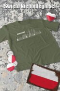 Patriotyczna Koszulka Unisex "Panorama Warszawy" – Wybierz Kolor!