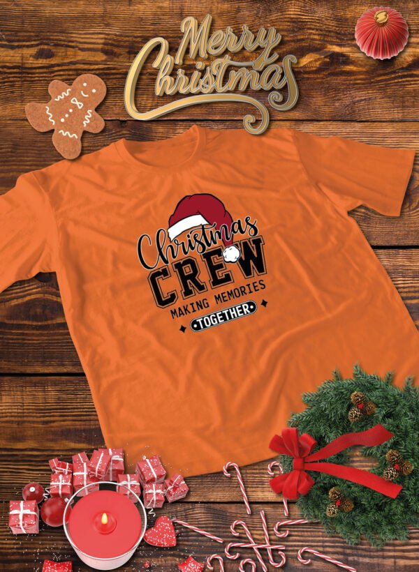 Świąteczna Koszulka Dziecięca “Christmas Crew – Razem Tworzymy Wspomnienia”