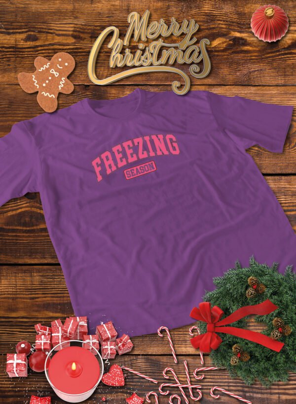 Świąteczna Koszulka “Freezing Season” – Unisex