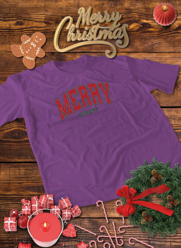 Świąteczna Koszulka “Merry Christmas” – Unisex