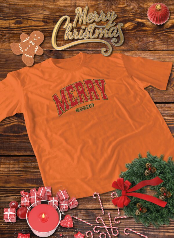 Świąteczna Koszulka “Merry Christmas” – Unisex