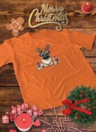 Świąteczna Koszulka “Merry Pugmas – Świąteczny Mops” – Unisex