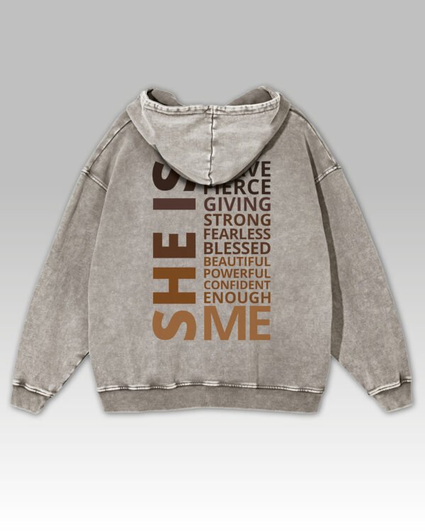 Bluza oversize z kapturem Empowered Woman