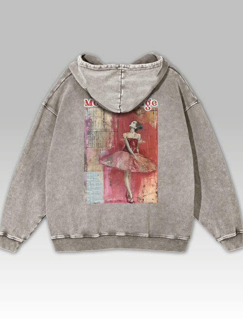 Bluza oversize z kapturem Moulin Rouge Ballet