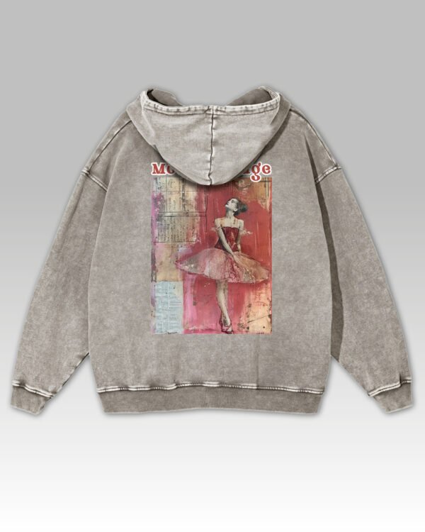 Bluza oversize z kapturem Moulin Rouge Ballet