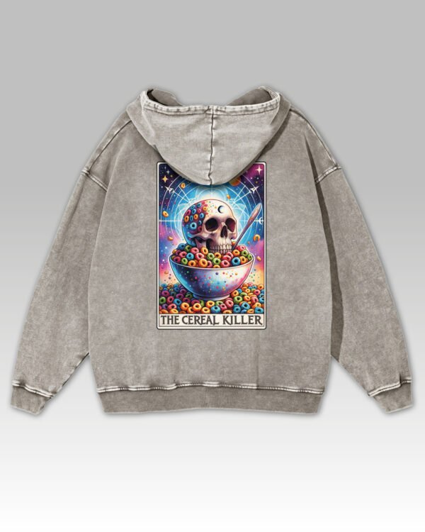 Bluza oversize z kapturem <br>Cereal Killer - efekt sprania