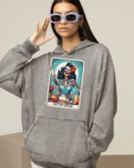 Bluza oversize z kapturem <br>Off My Meds - efekt sprania