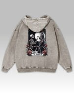 Bluza oversize z kapturem <br>Grave Proposal - efekt sprania