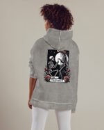 Bluza oversize z kapturem <br>Grave Proposal - efekt sprania