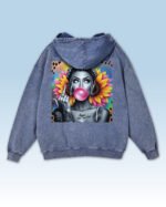 Bluza oversize z kapturem <br>NOPE Not Today - efekt sprania