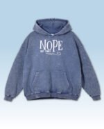 Bluza oversize z kapturem <br>NOPE Not Today - efekt sprania