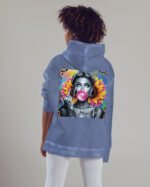 Bluza oversize z kapturem <br>NOPE Not Today - efekt sprania
