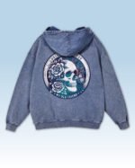 Bluza oversize z kapturem Old Skull Friend