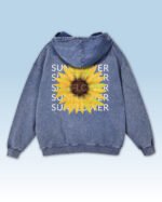 Bluza oversize z kapturem Sunflower