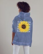 Bluza oversize z kapturem <br>Sunflower - efekt sprania