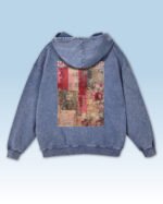 Bluza oversize z kapturem <br>Moulin Rouge Romantic - efekt sprania