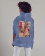 Bluza oversize z kapturem <br>Moulin Rouge Romantic - efekt sprania