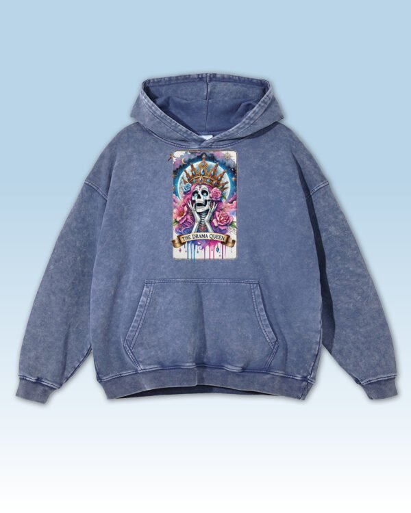 Bluza oversize z kapturem <br>The Drama Queen - efekt sprania