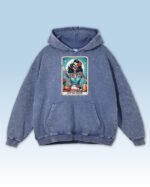 Bluza oversize z kapturem <br>Off My Meds - efekt sprania