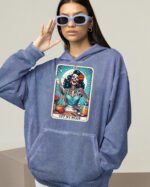 Bluza oversize z kapturem <br>Off My Meds - efekt sprania
