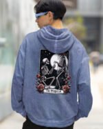 Bluza oversize z kapturem <br>Grave Proposal - efekt sprania