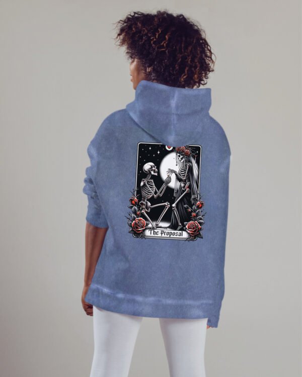 Bluza oversize z kapturem <br>Grave Proposal - efekt sprania