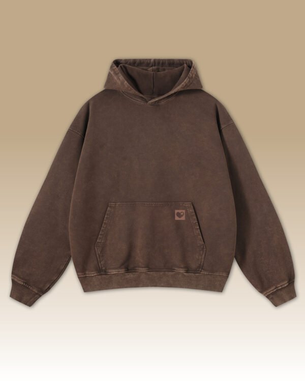 Bluza oversize z kapturem <br>Goryl - efekt sprania