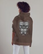 Bluza oversize z kapturem <br>Goryl - efekt sprania