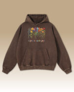 TL HO OLD BRO DTG 0260 A Bluza oversize z kapturem <br>Life is Colorful - efekt sprania