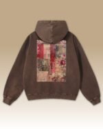 Bluza oversize z kapturem <br>Moulin Rouge Romantic - efekt sprania