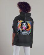 Bluza oversize z kapturem <br>NOPE Not Today - efekt sprania