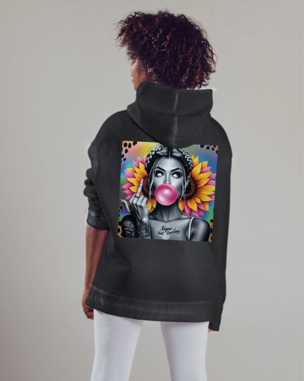 Bluza oversize z kapturem <br>NOPE Not Today - efekt sprania