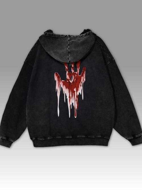 Bluza oversize z kapturem Bloody Imprint