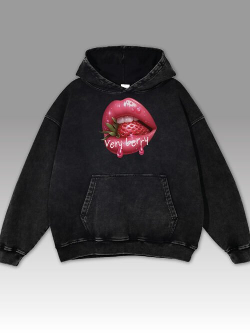 Bluza oversize z kapturem Very Berry