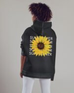 Bluza oversize z kapturem <br>Sunflower - efekt sprania
